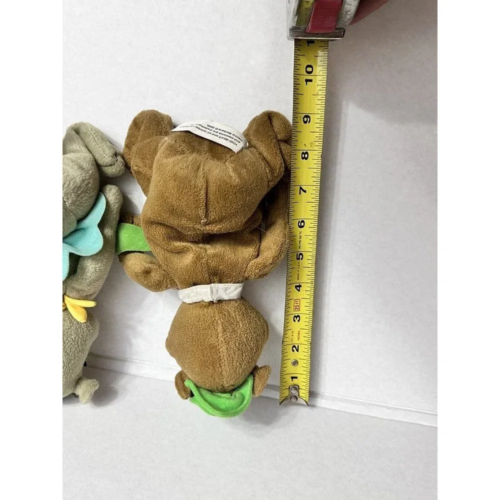 Hanna Barbera The Yogi‎ Bear & Cindy Bear 8” Plush Set Stuffed Animal Toy 2000